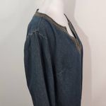 Denim Shirt Size 12 Vintage Jean Shirt Newport News Denim Top Photo 1