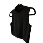 Donna Mizani  Black‎ Crop Shirt Photo 1