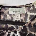 Dress Barn Leopard Print Sheer Women's Top Photo 6