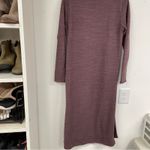 Free People  Beach Dusty Mauve Long Line Cardigan Sweater Duster XS Oversized Photo 7