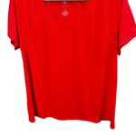 Lane Bryant Live Active V Neck Short Sleeve T Shirt Neon Orange Size 14/16 Photo 2