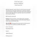 NWT Free people Movement Track Star Layer rose quartz lace Large long sleeve top Purple Photo 4