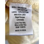 Show Me Your Mumu  Regal Cotton Romper in Yellow XL Photo 4