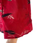 Campus Casuals‎ Vintage 90s Women's Size Medium Novelty Print Red Blouse Photo 3