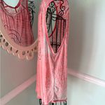 Peloton  Pink and White tank top see through large Photo 1