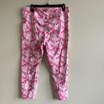 J.Crew  Everyday‎ Leggings in Camp Sunny Tie Dye Begonia Pink Womens Size XL Photo 5