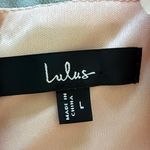 Lulus Blush Pink Floral Midi Dress Photo 1