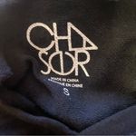 Chaser  Womens Shirt Sleeveless Sweatshirt Black Smiley Daze Hooded Size Small Photo 7