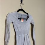 Free People  Movement Good Karma Onesie In Ice Grey Size XS/Small NWT Photo 3