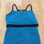 Beyond Yoga  Teal Blue & Black Criss Cross Tank Top Photo 11
