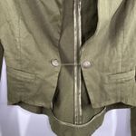 Larok Luxe Army Green Corporal Chic Cropped Jacket Women's Size Small S Photo 3