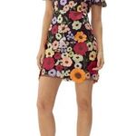 Adelyn Rae  Black Floral Mini Dress Photo 0