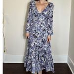 Fate Bohemian Purple Floral Maxi Dress Size XS Photo 1
