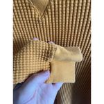 The North Face  chabot crew waffle long sleeve mustard size small Photo 3