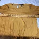 Vera Wang ~ Simply Vera ~ Mustard/Gold Silky Tie Bottom ~ Blouse / Top ~ Size M Gold Size M Photo 5