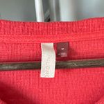 Pilcro  Vibrant Coral Ruffled Blouse Photo 1