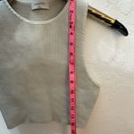 Aritzia  BABATON SCULPT KNIT MUSCLE TANK CROP TOP WHITE SMALL RIBBED EUC Photo 5