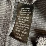 Betabrand Classic Dress Pant Yoga Pant Gray Pinstripe Straight W1056 Sz M Photo 7