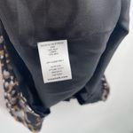 Trina Turk Dress Size 0 100% Silk Animal Print Halter Tie Bow Neck Cocktail Photo 12