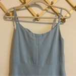 Revelry Slouch Neck Bridesmaid Maxi Dress size 6 Blue Photo 7