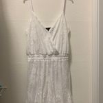 Trixxi White Lace Romper Photo 0