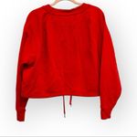 Champion Women’s Campus Fleece Cropped Crew Sweatshirt | Red | Size Large Photo 1