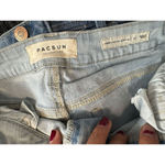 PacSun  SUPER STRETCH SHORTIE light blue shorts Photo 2