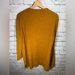 Madewell  Mustard long sweater Cardigan wool blend‎ women’s size small Photo 3