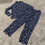 Kate Spade  Navy Polka Dot Pajama Set SIZE M Photo 0