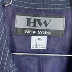 Vintage Blue Blazer Jacket Size 10 Photo 3