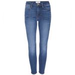 Frame Denim Le High Skinny Eaton Ave Blue Denim Jeans Size 24 Photo 1