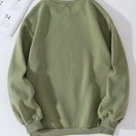 SheIn Army Green Thick Sweater Photo 2