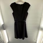 Calvin Klein  Black Belted Sheath Dress  Office Career Lined Classic Women's 10 Photo 6