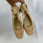 Liverpool ‎ Getty Slingback Block Heels Square Toe Dress Shoes Beige Women's 7.5M Photo 7