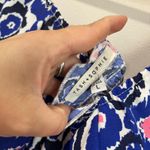 Tash + Sophie Maxi Dress L NWT Puff Sleeve Boho Print Smocked Waist Cottagecore Blue Size L Photo 6