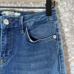Free People  Medium Wash Raw Ankles Straight Leg Jeans - Size 27 - Mid Rise Waist Photo 2