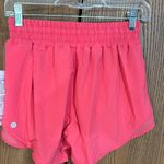 Lululemon  Hotty Hot Short 4” Lined Glaze Pink Sz4 Photo 2