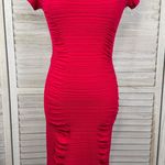 PRIME CUT Red Cutout Bodycon Midi Dress Photo 0