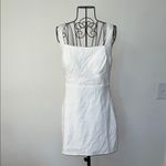 Lulus Blissfully Beaming White Sleeveless Bow Mini Dress Photo 3