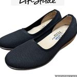 Life Stride Indy Wedge black flats Slip-On comfort shoes size 7 W Photo 0