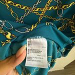I.N.C Blue Chain Print Women's Top Size XL Photo 7
