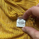 Ny Collection Open knit cardigan open front duster cardigan lightweight orange yellow summer Photo 7