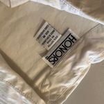 Oversized 90s White 100% Cotton Ruffled Collared Long Sleeve Shirt Size Medium Photo 7