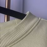 Universal Threads Bubble Hem Crewneck Light Bright Yellow Sweatshirt Photo 7