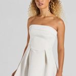 Windsor Sweet And Sassy Strapless Scuba Knit Skater Dress Photo 0