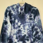 Jolie & Joy Women’s Size 2X Tie Dye Hoodie Crop Sweatshirt Blue Photo 6