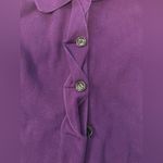 Women's Purple Coat Size L Photo 4