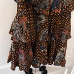 Ulla Johnson Ayla Dress Gerbera Print Ruffle 100% Silk Size 6 Ruffle Mini Dress Photo 11