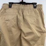 Loft  Khaki Poplin Jogger Pant NWT Size L Photo 3