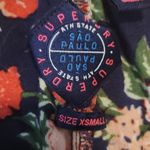 Superdry  CO. Navy Pink Floral Short Shorts Size XS EUC #4077 Photo 3